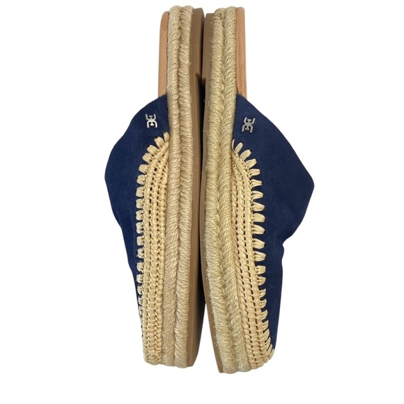 SAM EDELMAN Austin Espadrille Mules Women’s Size 8 in Blue - Picture 4 of 9